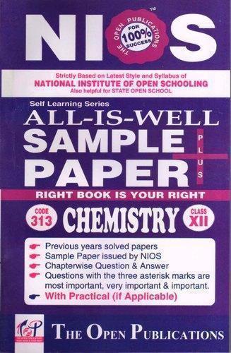  Nios Previous Year Question Papers of Chemistry (313) class 12th