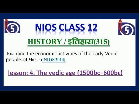  The Vedic Age (1500BC–600BC) Nios Chapter 4th